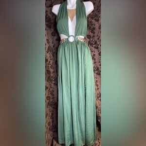 Fashion Nova Mint Maxi Skirt